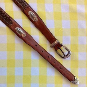 Fossil leather western belt